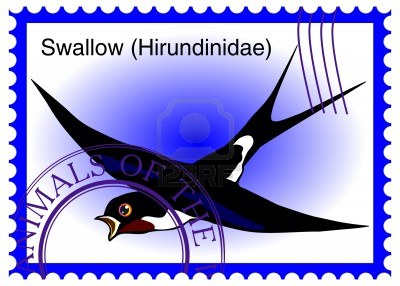 14545064-stamp-with-bird-swallow-hirundinidae[1]