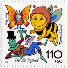 220px-Biene_Maja_stamp[1]