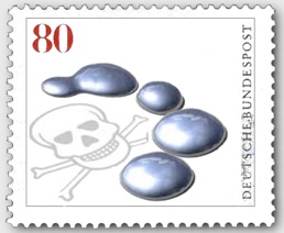 Briefmarke-mit-Quecksilber