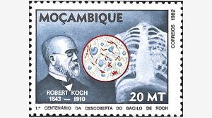 mozambique-robert-koch-stamp-1982