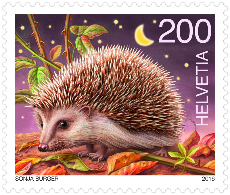 Hedgehog-Stamp-2016-COLLECTORZPEDIA
