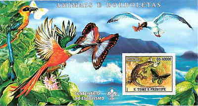 St-Thomas-Lizards-Butterflies-Birds-on-Stamps