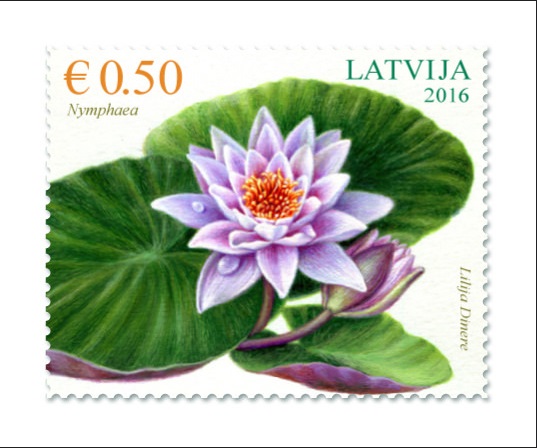 lily-flower-latvia-stamp-l